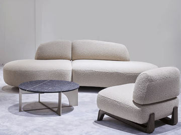 VAO - 2 seater curved sofa by Paolo Castelli - view 3